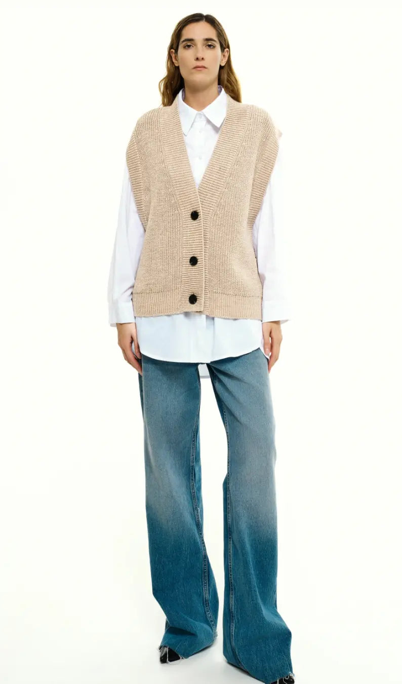 Gilet Oversize Neutro Fijame