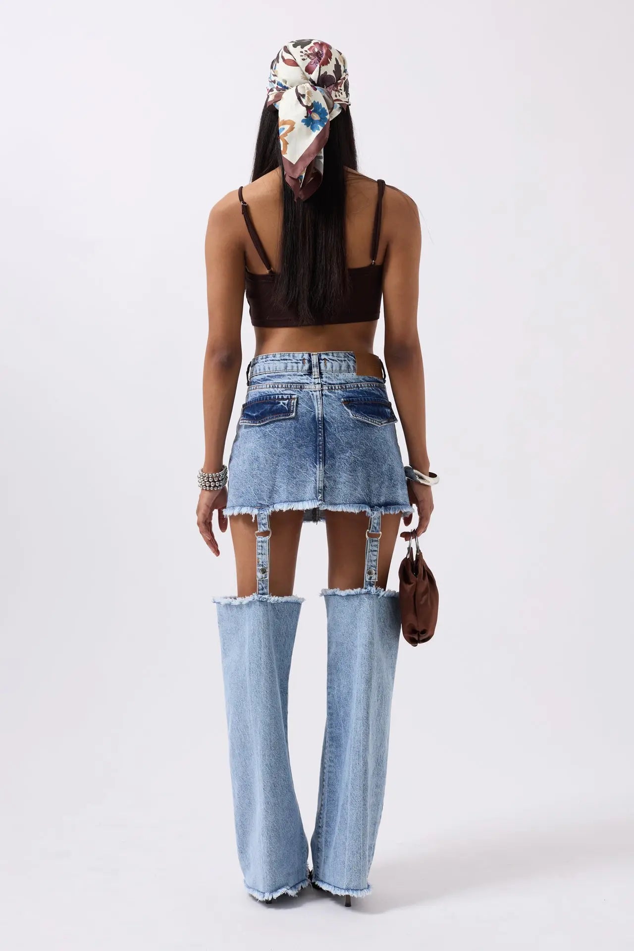 Gonna Split Denim 2-in Fijame