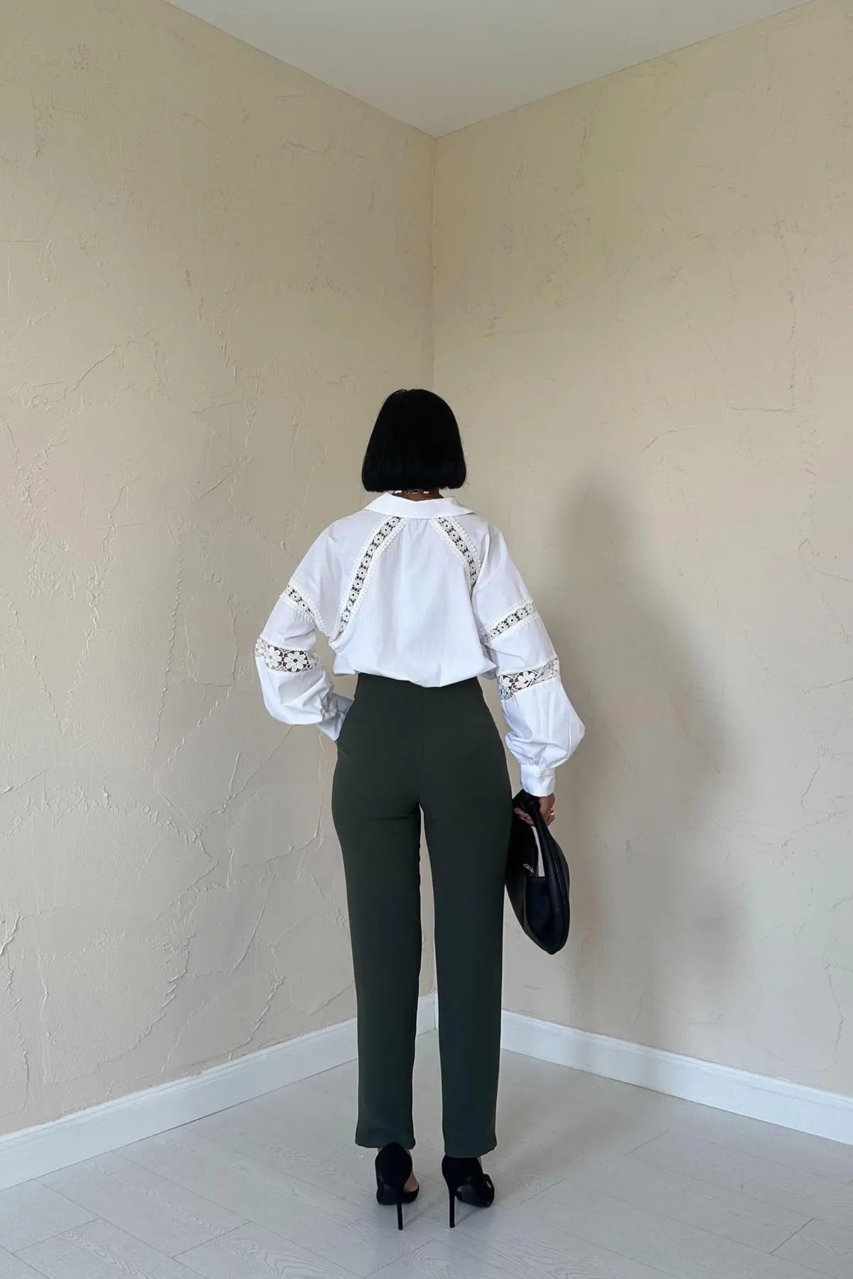 Pantaloni a vita alta Fijame