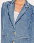 Blazer in denim oversize