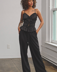 Pantaloni larghi con coulisse
