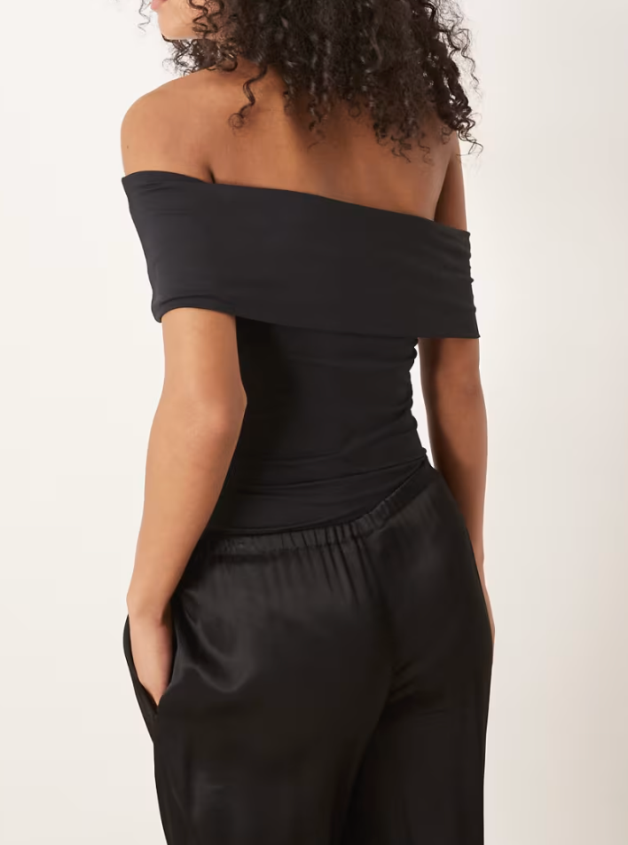 Body nero donna FIJAME, top elegante e versatile
